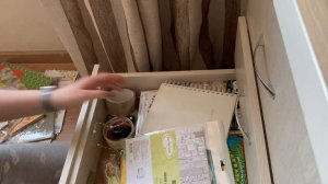 Уборка рабочего стола | Навожу порядок в материалах для творчества