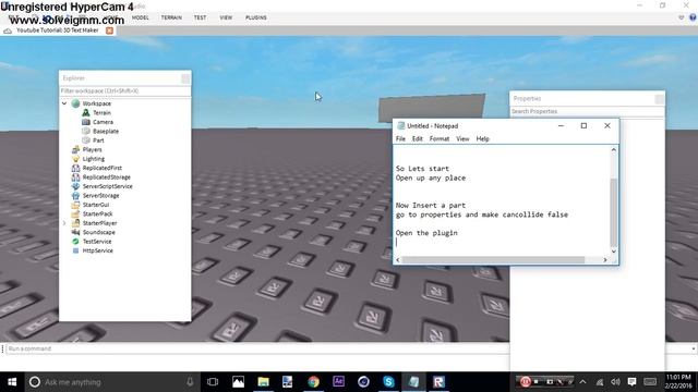 Roblox: How to use 3D Text Maker Plugin смотреть онлайн