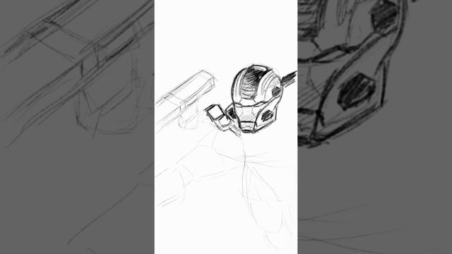 Iron Patriot - JPG's drawing exercise смотреть онлайн