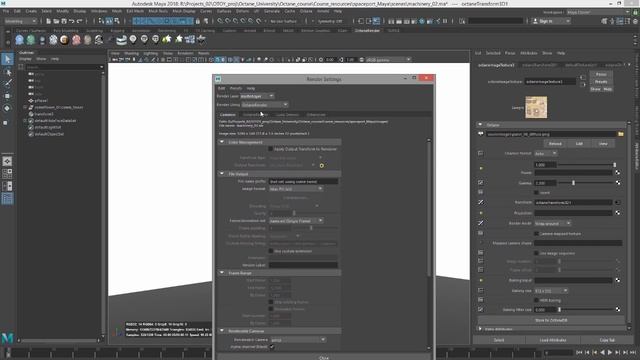 OctaneRender for Maya Lesson 7.8: Octane Transform Nodes смотреть онлайн