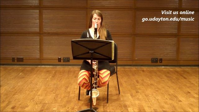 OMEA All-State Etude - Bass Clarinet. Weissenborn #11 смотреть онлайн