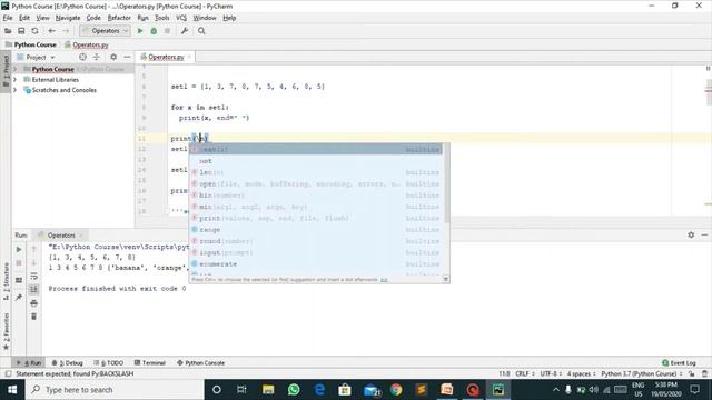 Sets in Python | Python Programming Lesson 8 | Undergrad Academy смотреть онлайн