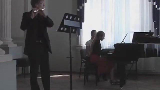 Л Либерман Соната для флейты и фортепиано ор 23 I часть смотреть онлайн