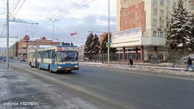 28.12.2023. ('Мерс' с 'баяном'). Автобус 'Mercedes-Benz-O405G', ГРЗ: - ва244, 64, маршрут №284-'а'. смотреть онлайн