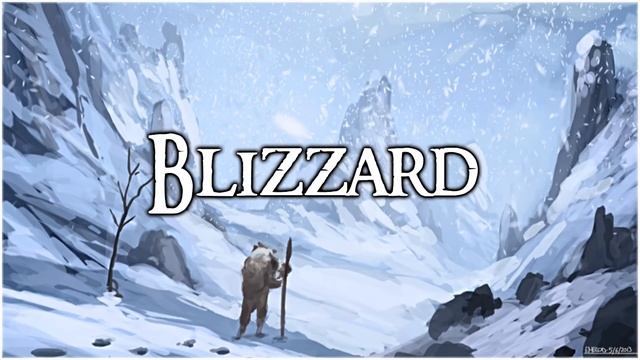 Blizzard | Winter Ambience | 1 Hour смотреть онлайн