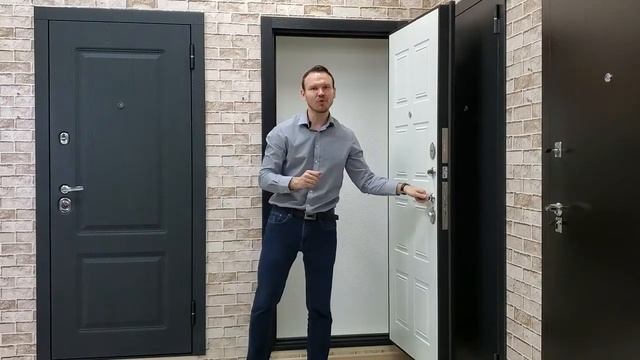 Входная дверь Лорд цвет Ясень белый смотреть онлайн