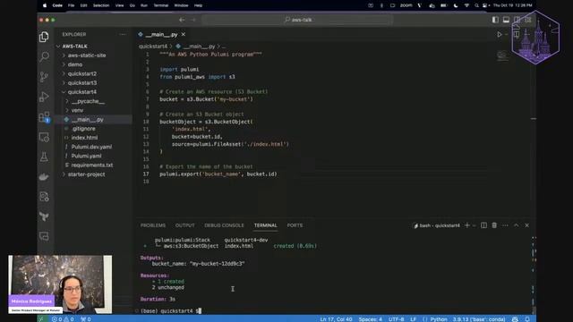 Introducción a IaC en AWS usando Pulumi смотреть онлайн