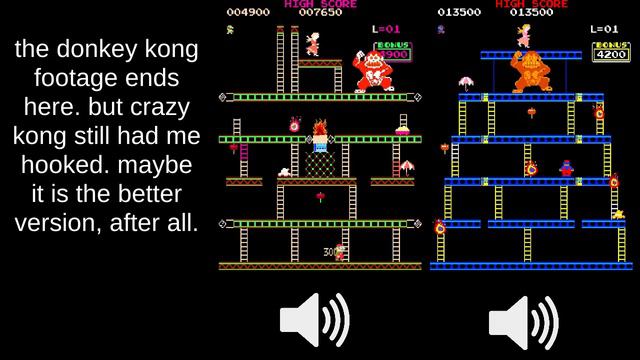 Audiovisual comparison: Donkey Kong, Crazy Kong, Crazy Kong Pt. 2 смотреть онлайн