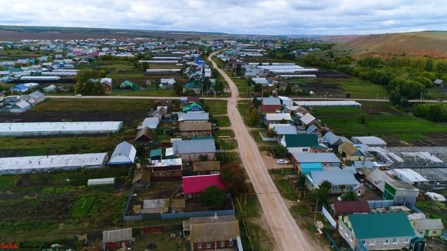 Село Алькино Похвистневский район | Вид с высоты птичьего полета смотреть онлайн