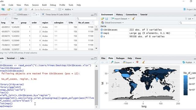 How to construct map in R Studio смотреть онлайн