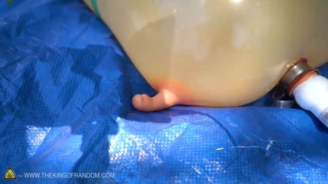 Filling Stretch Armstrong With 25 Gallons Of Water