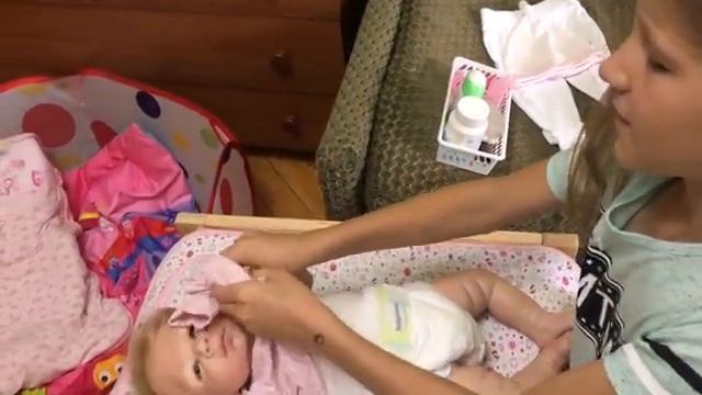 VLOG С Реборном Подготовка к дневному сну / Укладываю реборна спать смотреть онлайн