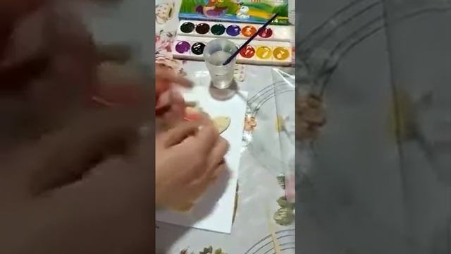 Лепка из солёного теста "Ваза с цветами"; Раскрашивание. Часть два. смотреть онлайн