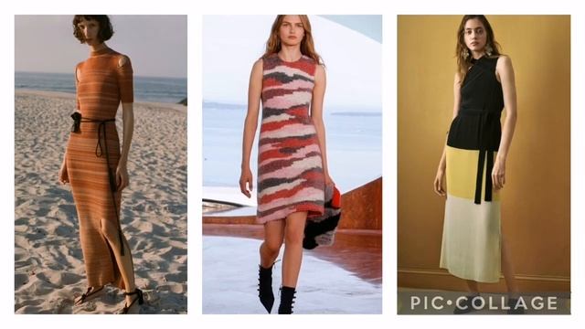 ОБЗОР летних платьев 2022-2023. Модели с показов мод. смотреть онлайн