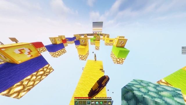 Прохождение карты с Лаки Блоками | Майнкрафт смотреть онлайн