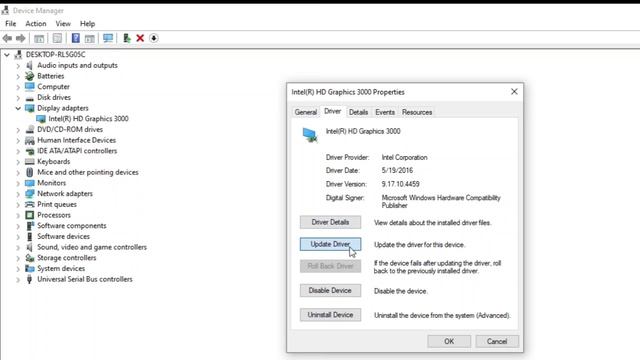 How to Update Intel(R) HD Graphics 3000 Driver on Windows 10/11 смотреть онлайн