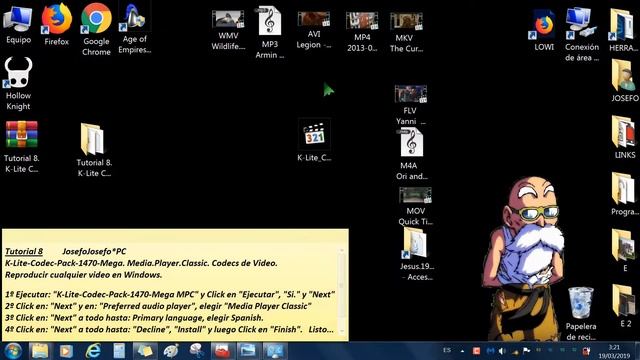 Tutorial 8: K-Lite Codec Pack. Windows 7, 8, 10, etc. Reproducir cualquier Video en Windows. смотреть онлайн