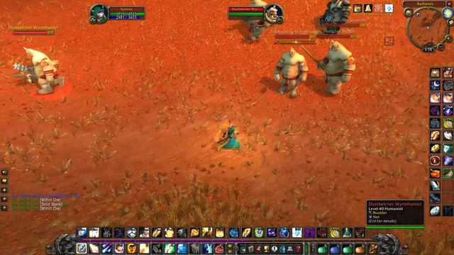 Classic Wow Solo Boss Tho'grun In Badlands, 1st Attempt Failed