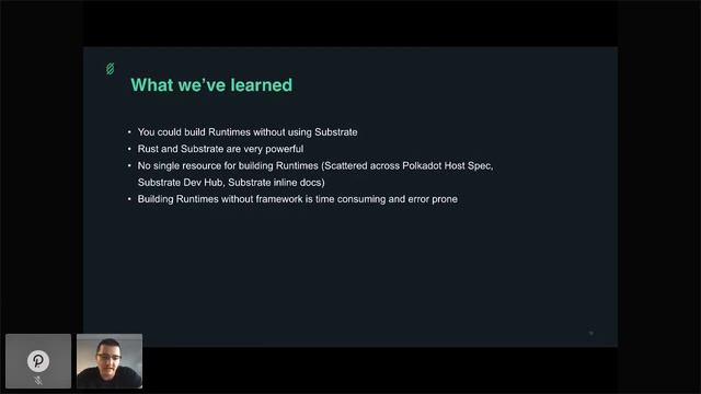 Sub0 Online: Lessons Learned From Building Substrate Runtime In AssemblyScript -  Daniel Ivanov