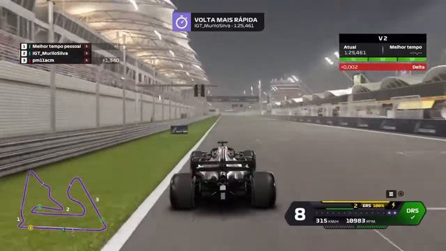 F1 2020 Game: HotLap Bahrein | Mercedes AMG Petronas F1 W11 | IGT_MuriloSilva смотреть онлайн