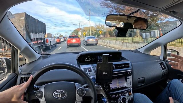 2015 Toyota Prius V - POV Test Drive | 0-60 смотреть онлайн