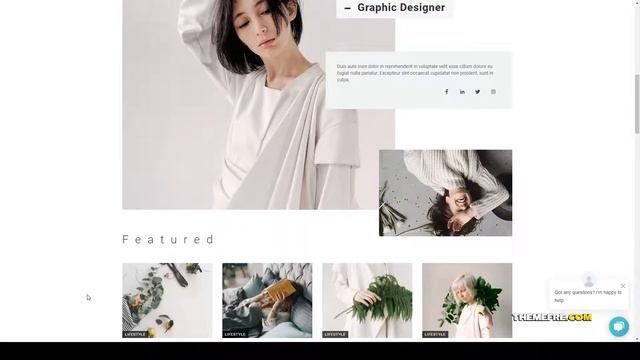 Anemone - Blog and Magazine HubSpot Theme modern clean Build Website смотреть онлайн