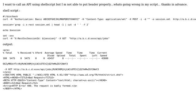 Unix & Linux: How to put variable in CURL header using shell script? (2 Solutions!!) смотреть онлайн
