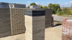 Заборный блок быстрого возведения. Квадроблок Литос. Возведение своими руками ?