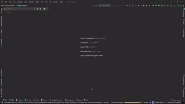 2. Загрузка проекта Shrine из GitHub в Android Studio