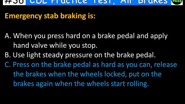 CDL Prep Test/ Air Brake Questions & Answers смотреть онлайн