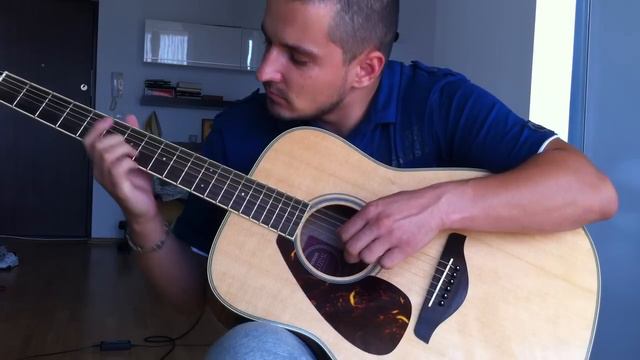 Metallica - Nothing Else Matters (quitar cover) смотреть онлайн