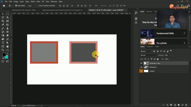Layers Panel - Adobe Photoshop - Class 3 смотреть онлайн