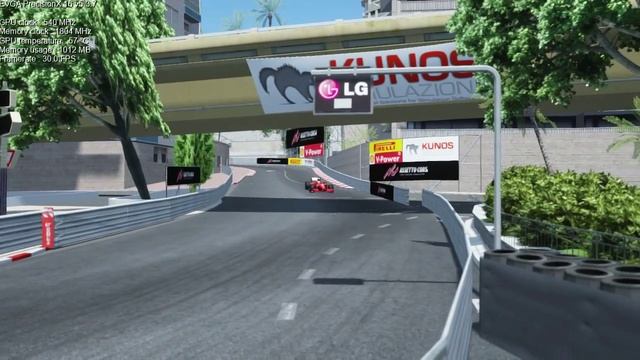Assetto Corsa: Williams 2009 (Ferrari Livery); Monaco. смотреть онлайн