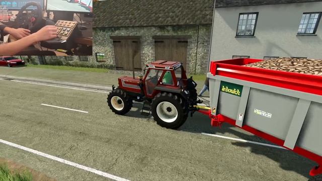 Mucking out the COW SHED & Plowing in Old Stream Farm w/ Logitech g29 & Control panel gameplay смотреть онлайн