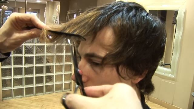 Popular Men's Hairstyle ✂ Medium Length Haircuts With Choppy Layers ✂ Side Swept Bangs For Men смотреть онлайн