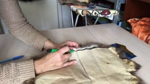 Как кроить мех и шить на обычной машинке.