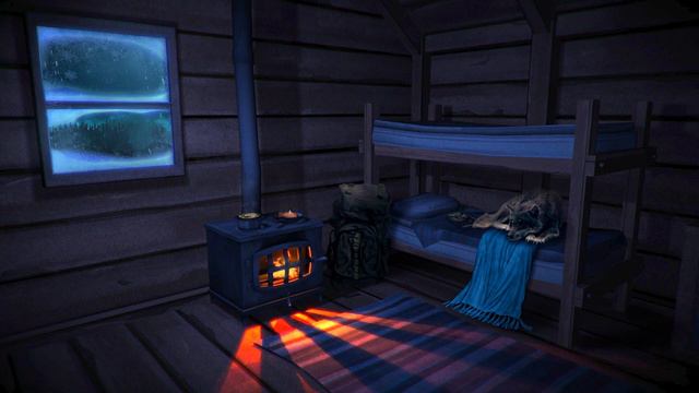 The Long Dark Ambience | Snowstorm & Fire Sounds