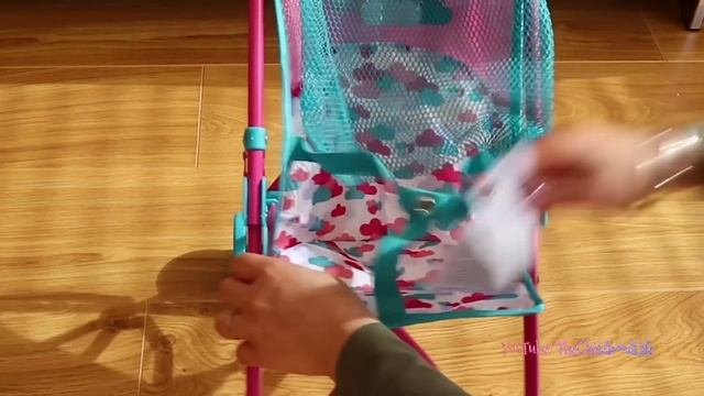 Baby Born Dolls Pushchair Stroller and Pram Unboxing Set Up & 3 Baby Born Dolls смотреть онлайн