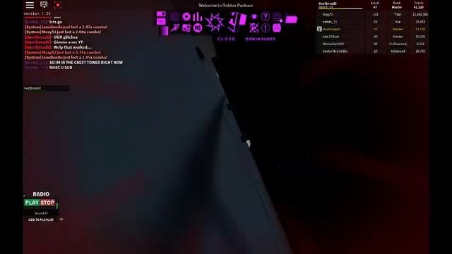 Climbing Vertex tower (Roblox Parkour) смотреть онлайн