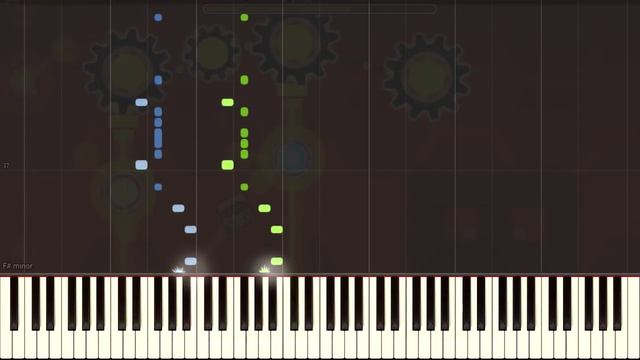 BLAST PROCESSING — Piano Cover (Geometry Dash) смотреть онлайн