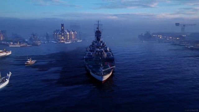 World of warships legends I present you Azur lane littorio skin on Roma смотреть онлайн