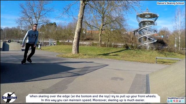 Skatepark Basics - Learn Your First Steps - Skating At The Skatepark - Aggressive Inline Basics #01 смотреть онлайн