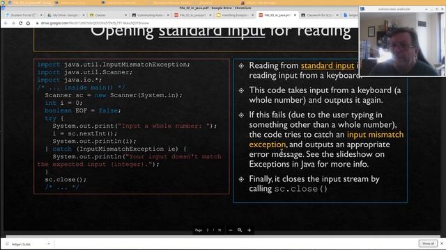 Exception Handling and File I/O in Java смотреть онлайн