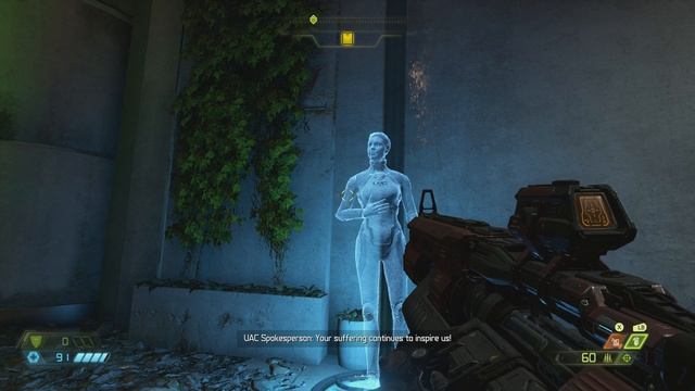 DOOM Eternal - Hell On Earth Mall: UAC Spokesperson Hologram, Glory Kill Cacodemon Gameplay (2020) смотреть онлайн