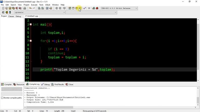 C Programlama Dersleri #24. Continue Komutu смотреть онлайн