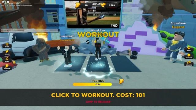 FREE ROBLOX ACCESSORIES - Golden Apple ⚡Shazam! Fury of the Gods⚡Strongman Sim смотреть онлайн
