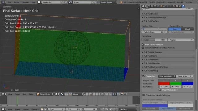 Blender Урок. FLIP Fluids Addon - Настройки домена смотреть онлайн