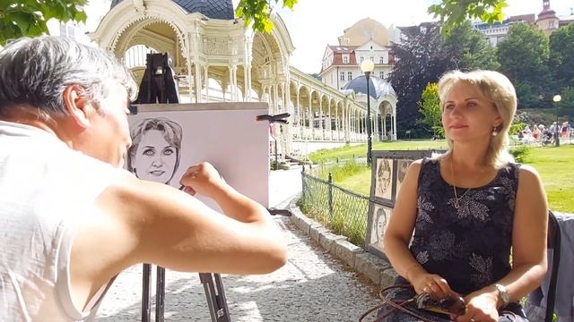 Теперь вы это увидели. Рисует портрет на улице @galabum смотреть онлайн