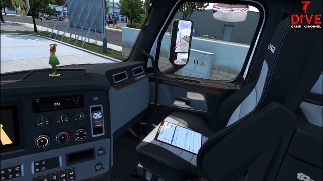 [VR] American Truck Simulator - поездка в VR на Cascadia смотреть онлайн