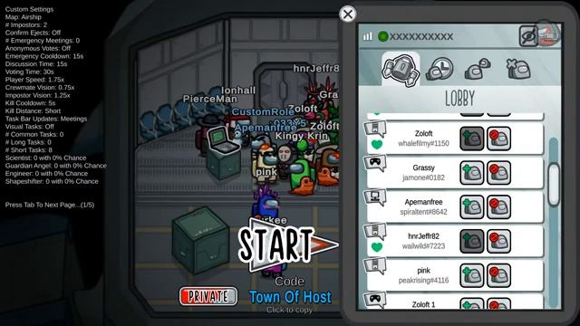 Among Us Live Town Of Host - Playing With Viewers смотреть онлайн